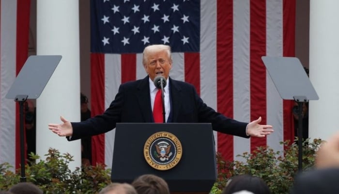 US President Donald Trump delivers remarks in the Rose Garden at the White House in Washington, DC, US, April 2, 2025. — Reuters