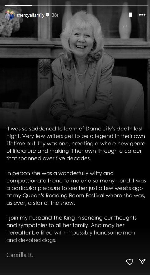 Queen Camilla turns emotional in new statement