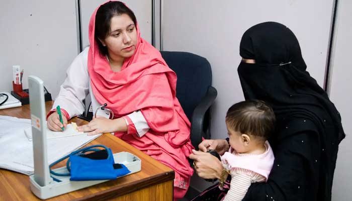 A representational image showing a mother during a doctors appointment with her child. — UNFPA website/File