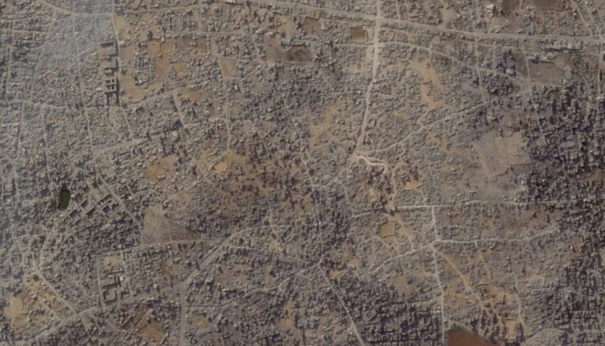 Satellite image shows Jabaliya during the war, September 27, 2025. — Reuters