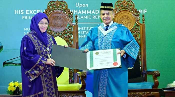 Malaysian varsity awards honourary doctorate in leadership to PM Shehbaz