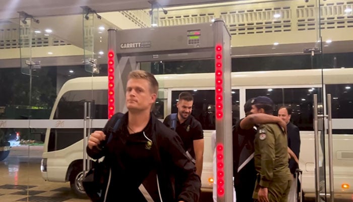 South African players of Test squad reach Lahore to play a two-match Test series against Pakistan. —x@TheRealPCB