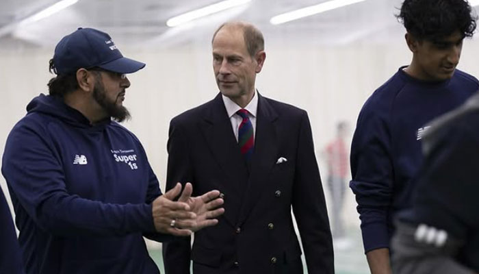 Prince Edward follows in father Prince Philips footsteps