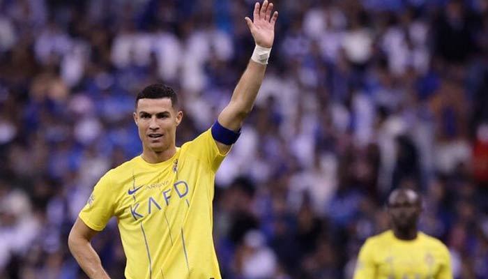 Al Nassr striker Cristiano Ronaldo reacts during Saudi Pro League match against Al Hilal at King Fahd International Stadium, Riyadh, Saudi Arabia, December 1, 2023. — Reuters