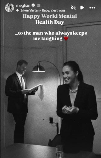 Meghan shares heartfelt message for Harry who keeps her smiling