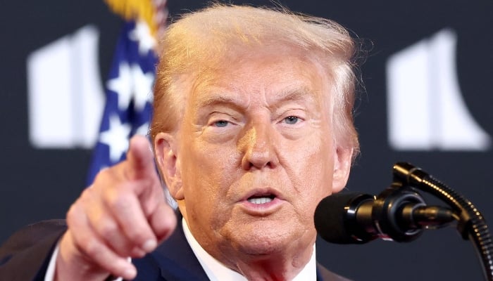 US President Donald Trump takes a question from the press during a visit to the Kennedy Center in Washington, DC, US, August 13, 2025. — Reuters