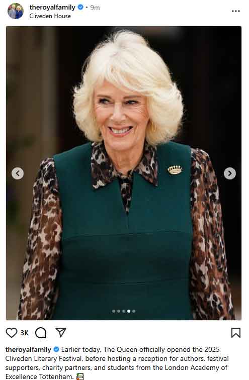 Queen Camilla charms crowd with James Bond cocktail reference