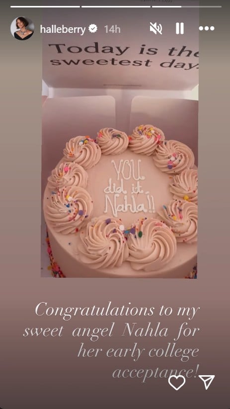 Halle Berry marks daughters major milestone