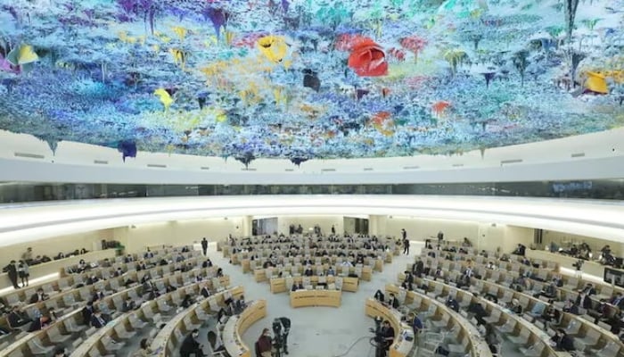 An overview of the special session on the situation in Ukraine of the Human Rights Council at the United Nations in Geneva, Switzerland. Reuters/File