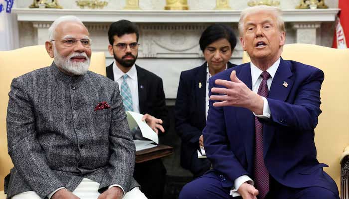 US President Donald Trump meets with Indian Prime Minister Narendra Modi at the White House in Washington, DC, US on February 13, 2025. — Reuters