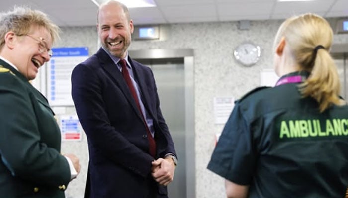Prince William marks 60 years of London Ambulance Service