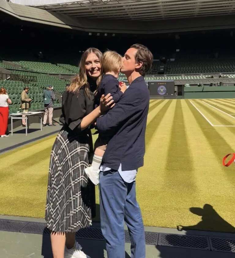 Maria Sharapova with Alexander Gilkes