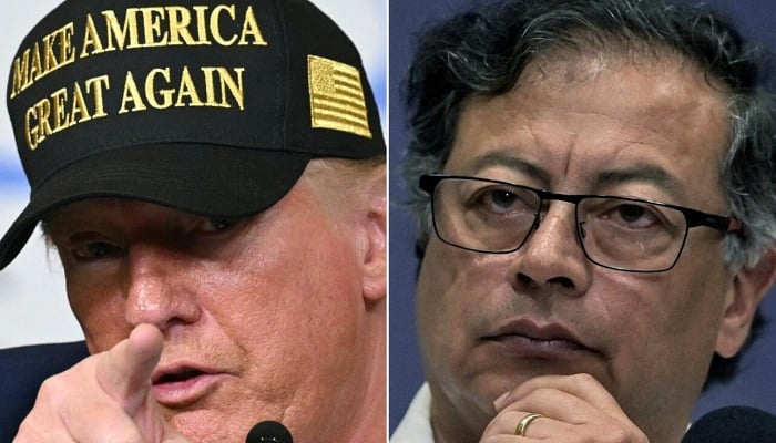 US President Donald Trump (left) and Colombian President Gustavo Petro. — AFP/File
