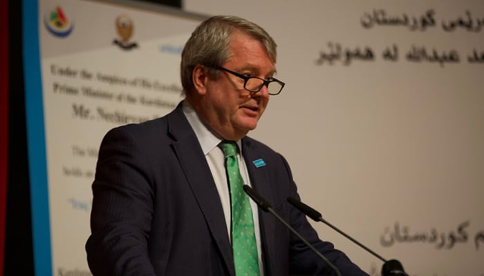 Unicef representative in Yemen Peter Hawkins. — Unicef
