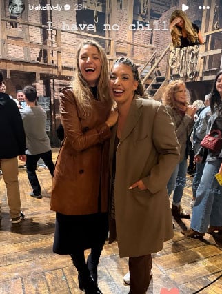 Blake Lively gushes over Hamilton cast during rare outing