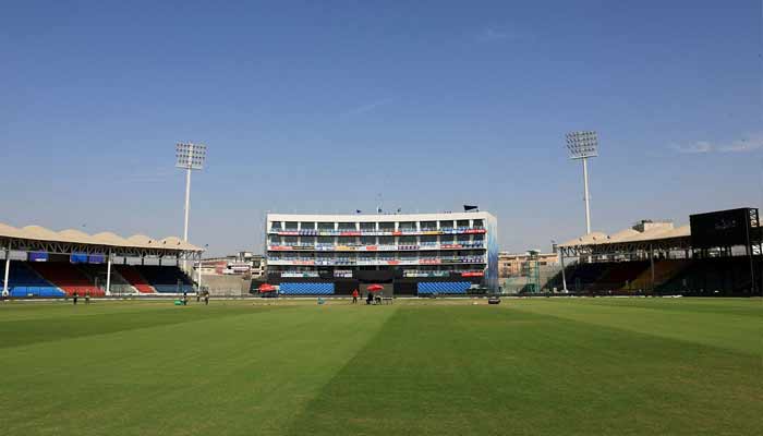 This undated image shows a view of National Bank Stadium Karachi. — Reuters