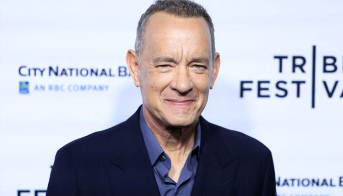 Tom Hanks looks unrecognizable as he rides NYC subway