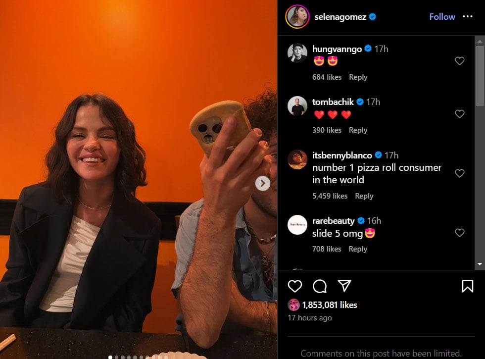 Selena Gomez shares first pictures of married life