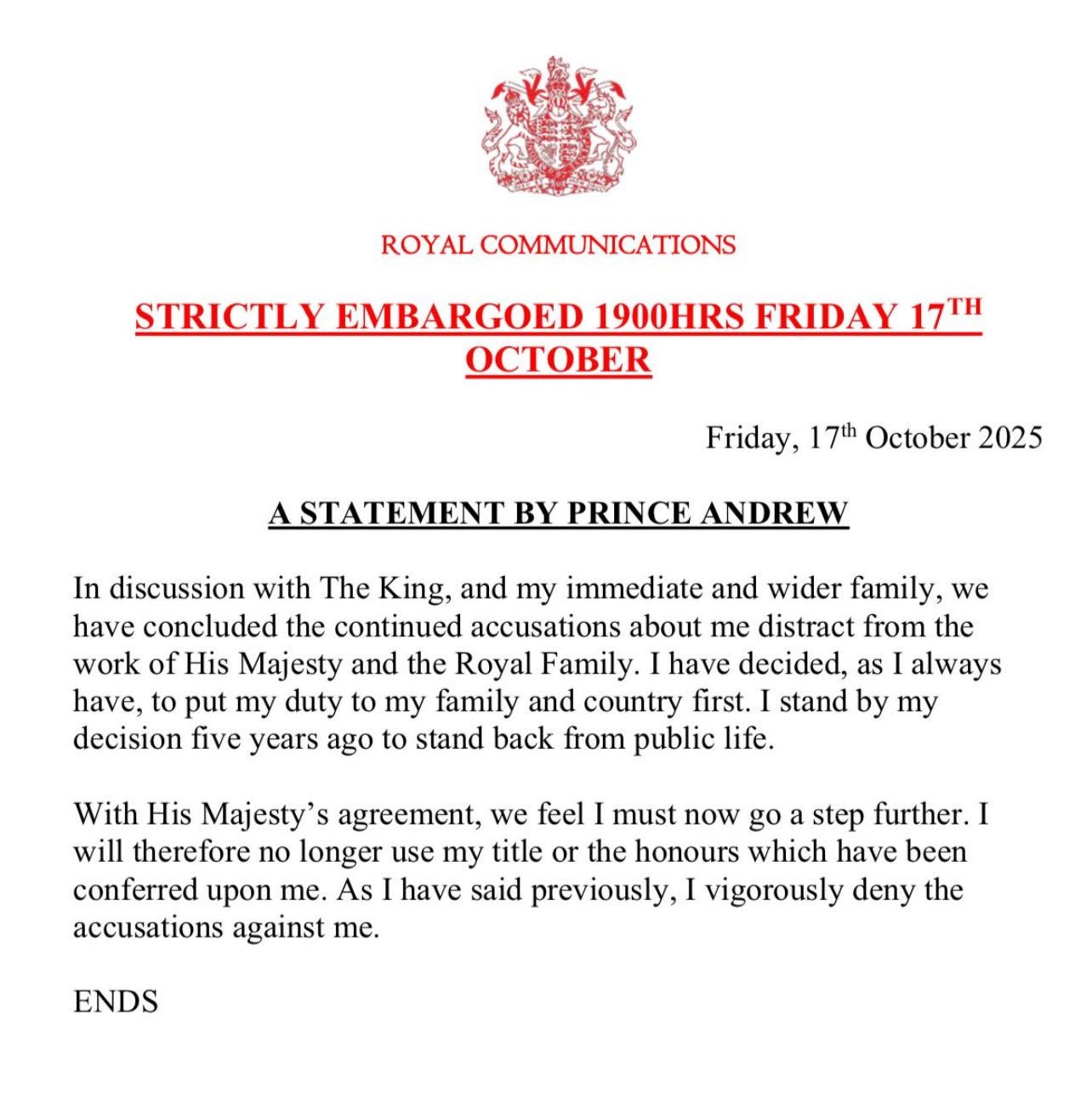 Prince Andrew petrifies King Charles over Palace life secrets