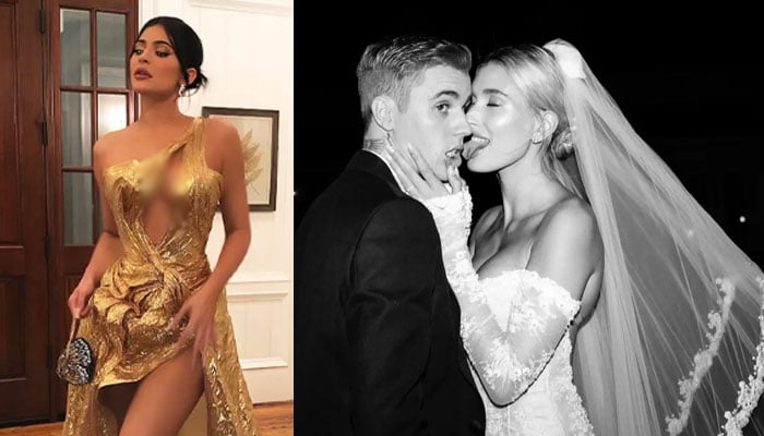 Kylie Jenner responds to backlash over dress choice for Hailey Bieber’s wedding
