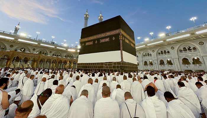 Muslims perform prayers around the Kaaba at the Grand Mosque in Makkah, Saudi Arabia, June 1, 2025. — Reuters