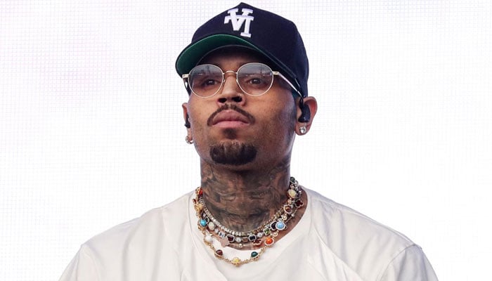 Chris Brown shows up in court