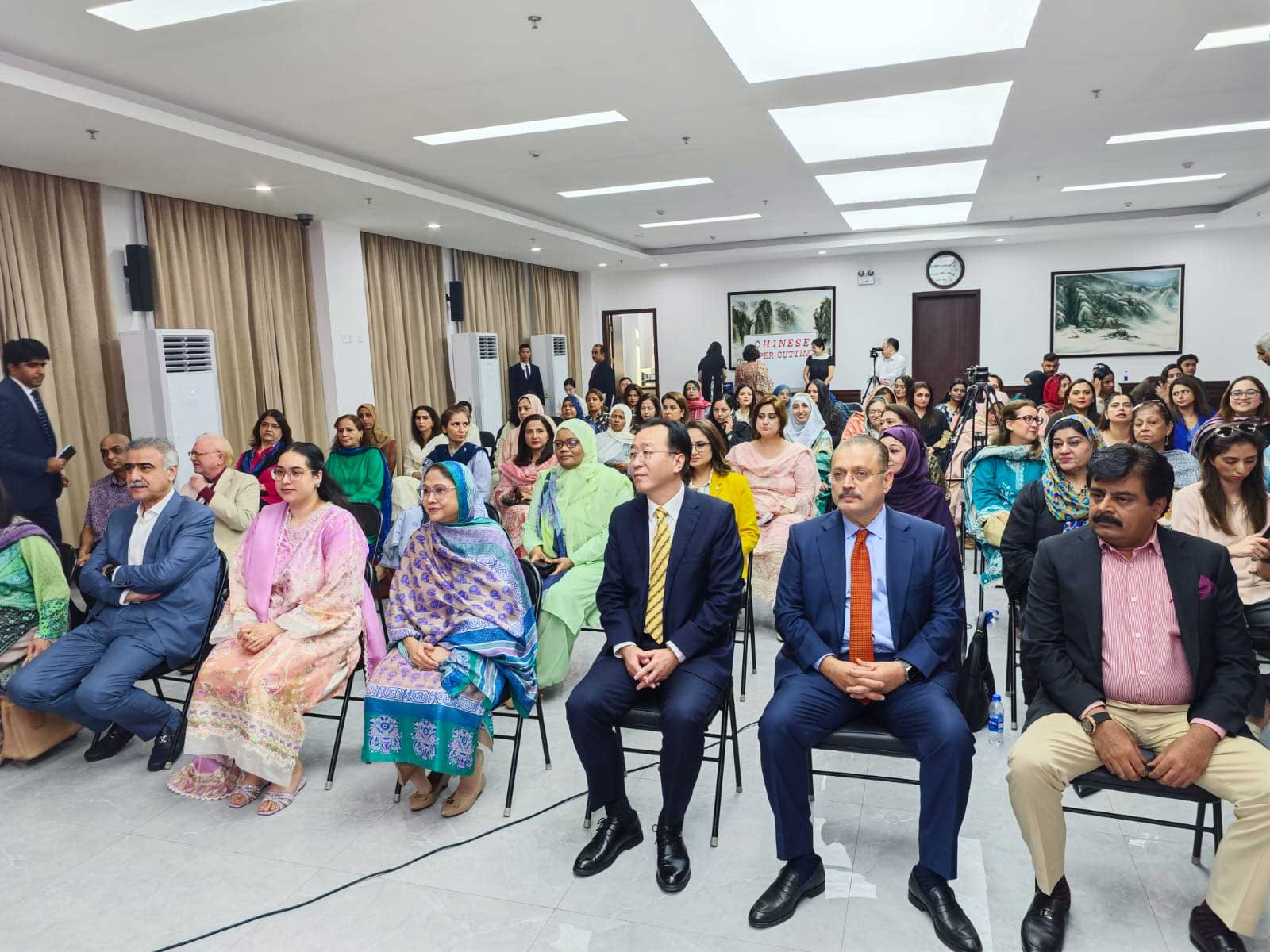 Participants, including MNAs, MPAs and entrepreneurs attending the seminar on women empowerment held at the Chinese Consulate Karachi. — Reporter