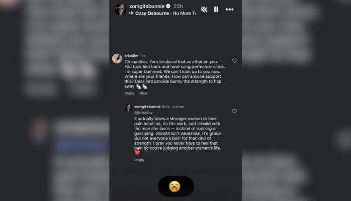 Bunnie Xo claps back at critics over Jelly Roll scandal with powerful message