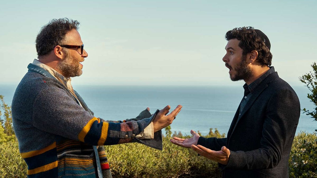 Adam Brody raves about Seth Rogen in Nobody Wants This S2
