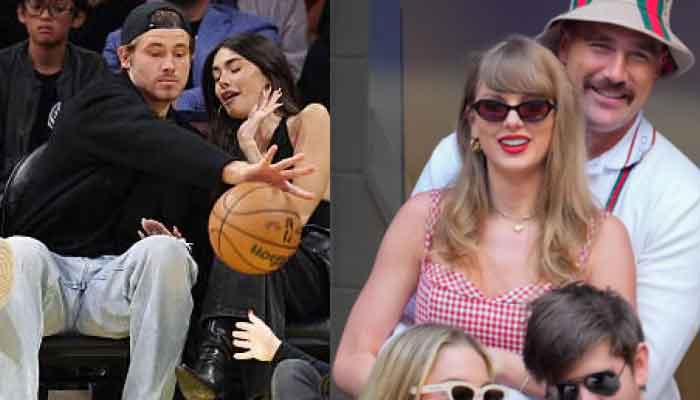Madison Beer stuns at Lakers game with Justin Herbert, sparks Taylor Swift–Travis Kelce comparisons