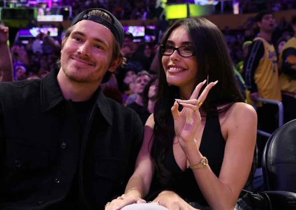 Madison Beer stuns at Lakers game with Justin Herbert, sparks Taylor Swift–Travis Kelce comparisons