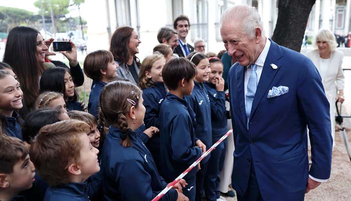 King Charles has special funny moment with children during visit to Vatican