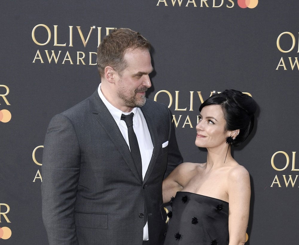 David Harbour and Lily Allen