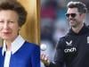 Princess Anne knights cricketer James Anderson at Windsor Castle