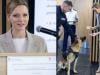 Princess Charlene witnesses demonstration of new police dogs