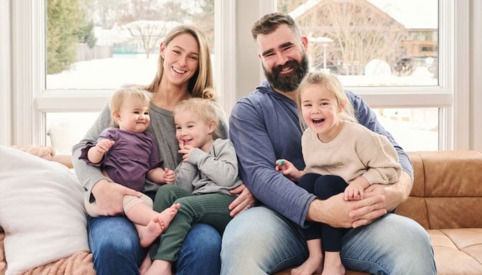 Photo: Jason Kelce shares how he maintains decorum at home