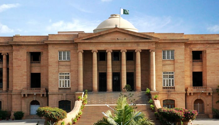 The facade of the Sindh High Court. — Facebook@sindhhighcourt.gov.pk