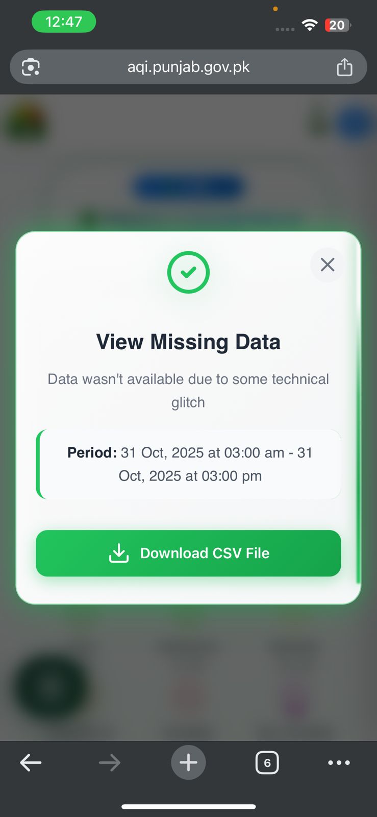 AQI monitors in Lahore running without interruption, says Punjab govt