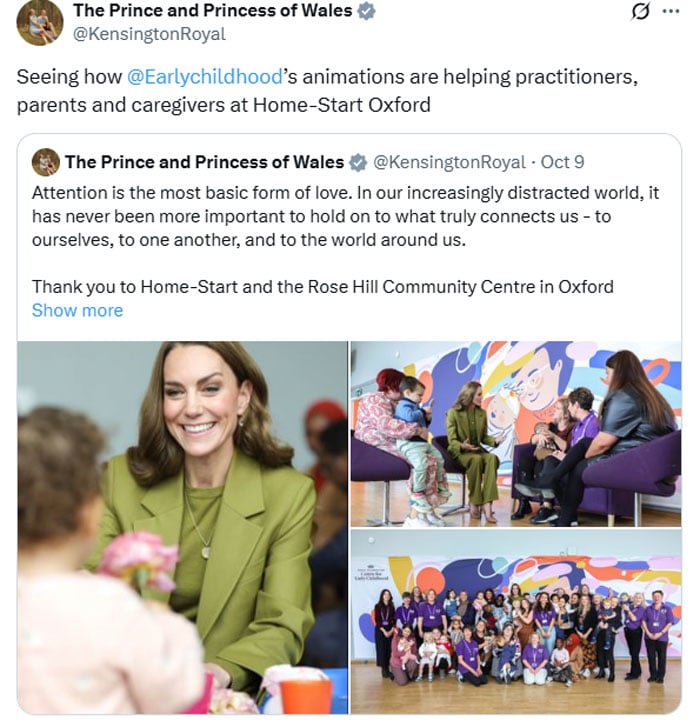 Kensington Palace reshares Kate Middletons message of love amid Andrew crisis