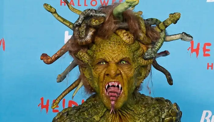 Heidi Klum becomes monster on Halloween