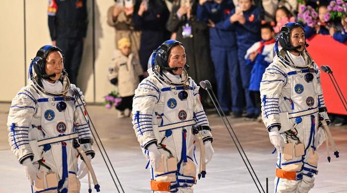 China sends youngest astronaut, mice to space station