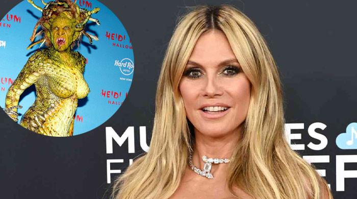 Heidi Klum reveals hours spent transforming into Medusa for Halloween