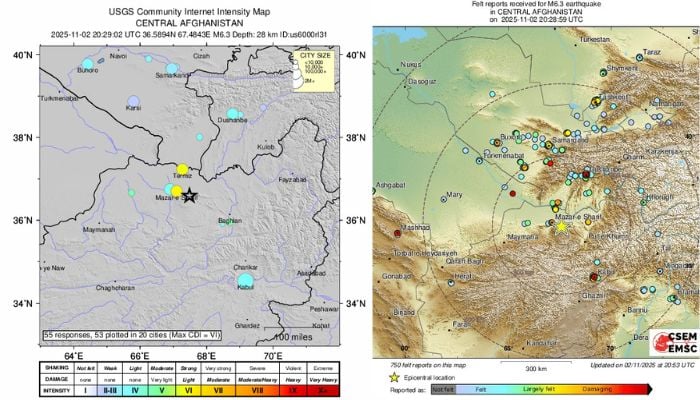 Death toll feared to rise after 6.3 magnitude earthquake kills 20 in Afghanistan
