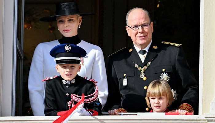 Prince Albert of Monaco shows off the Princes Carabiniers Company’s winter uniforms