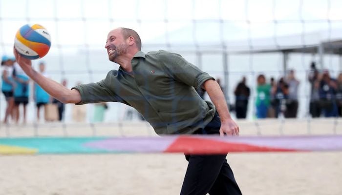 Prince William kicks off Brazil tour with beach volleyball ahead of COP30