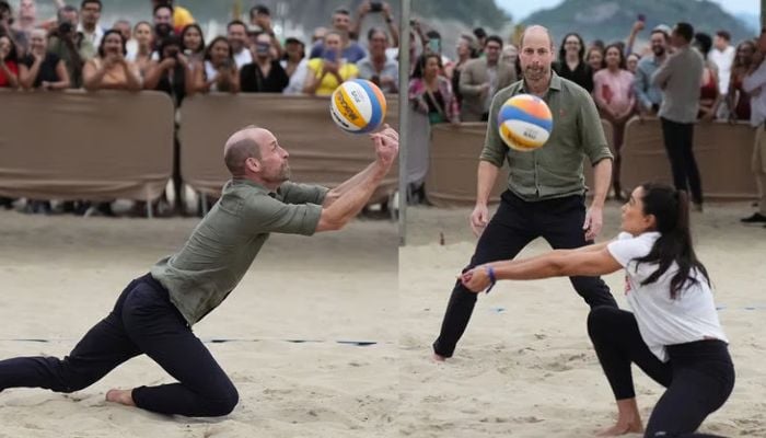 Prince William kicks off Brazil tour with beach volleyball ahead of COP30