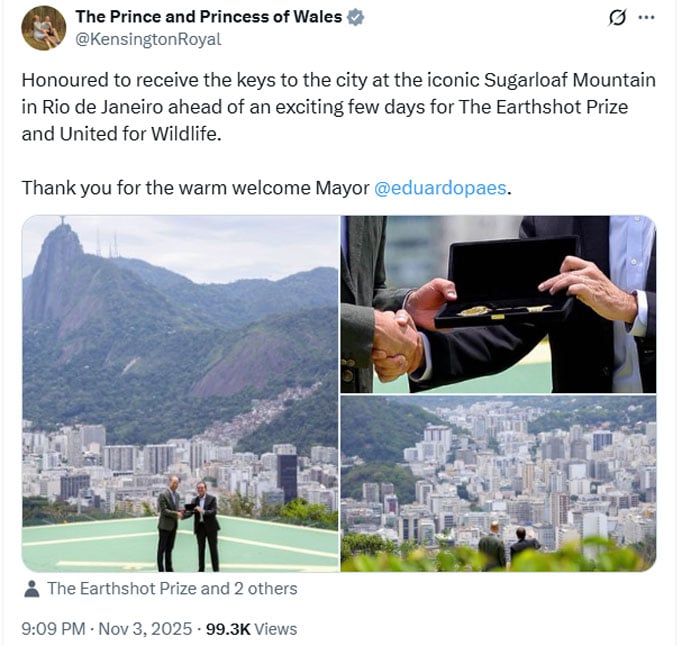 Prince Harry makes big announcement as William receives major honour