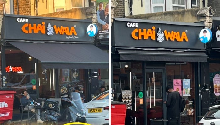 Before and after images of the logo change at Chaiwala. — Reporter