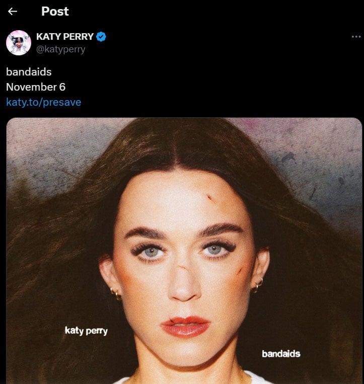 Katy Perry drops new music bombshell update