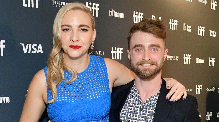 Daniel Radcliffe cheers on partner Erin Darke at opening night of her play